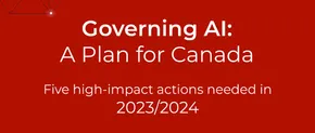 AIGS Canada, white paper, AI policy